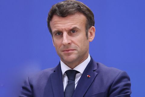 Porträt von Emmanuel Macron