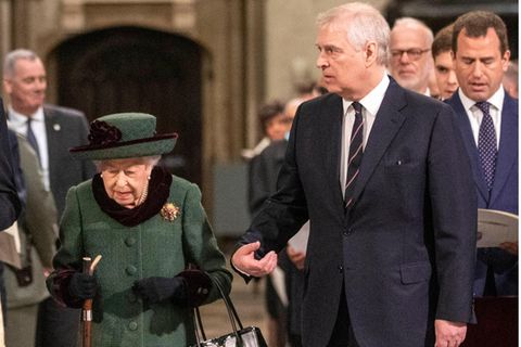 Prinz Andrew und die Queen