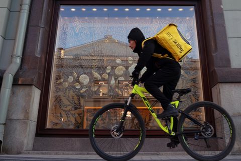 Daten des russischen Lebensmittel-Lieferdienstes Yandex Food waren Anfang März im Netz aufgetaucht