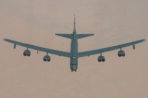 Eine B-52H Stratofortress wie diese hatte den Raketentest durchgeführt