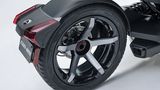 Hinten sorgt eine 205er-Walze für Traktion