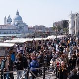 Touristen in Venedig
