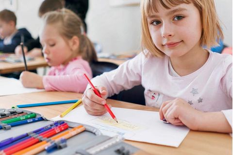 Ukrainische Schulkinder