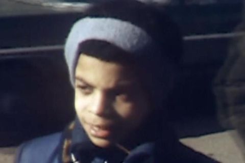 Prince als Kind wird von einem Reporter interviewt
