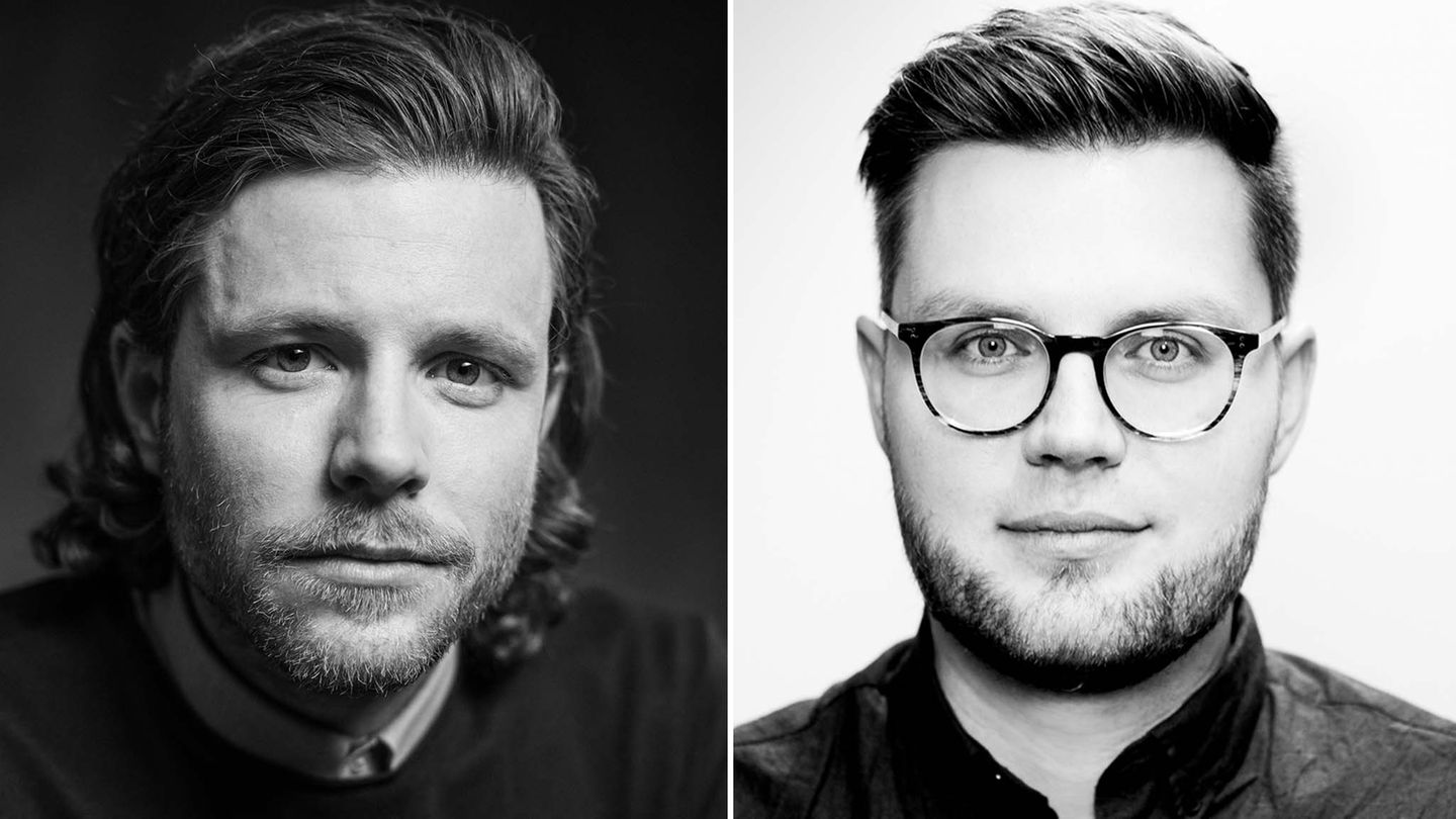 Andreas Greuel (links) leitet das Team Verifikation von RTL, Martin Thiele verifiziert für den stern