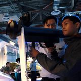 Die Panzerabwehrwaffe "Matador" (hier auf einer Ausstellung in Singapur) ist eine der modernsten Waffen, die Deutschland in die Ukraine liefert.