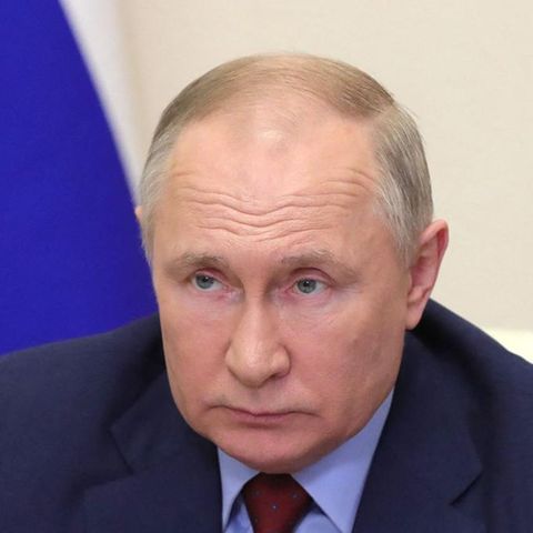 Russlands Präsident Wladimir Putin spricht über den Krieg in der Ukraine
