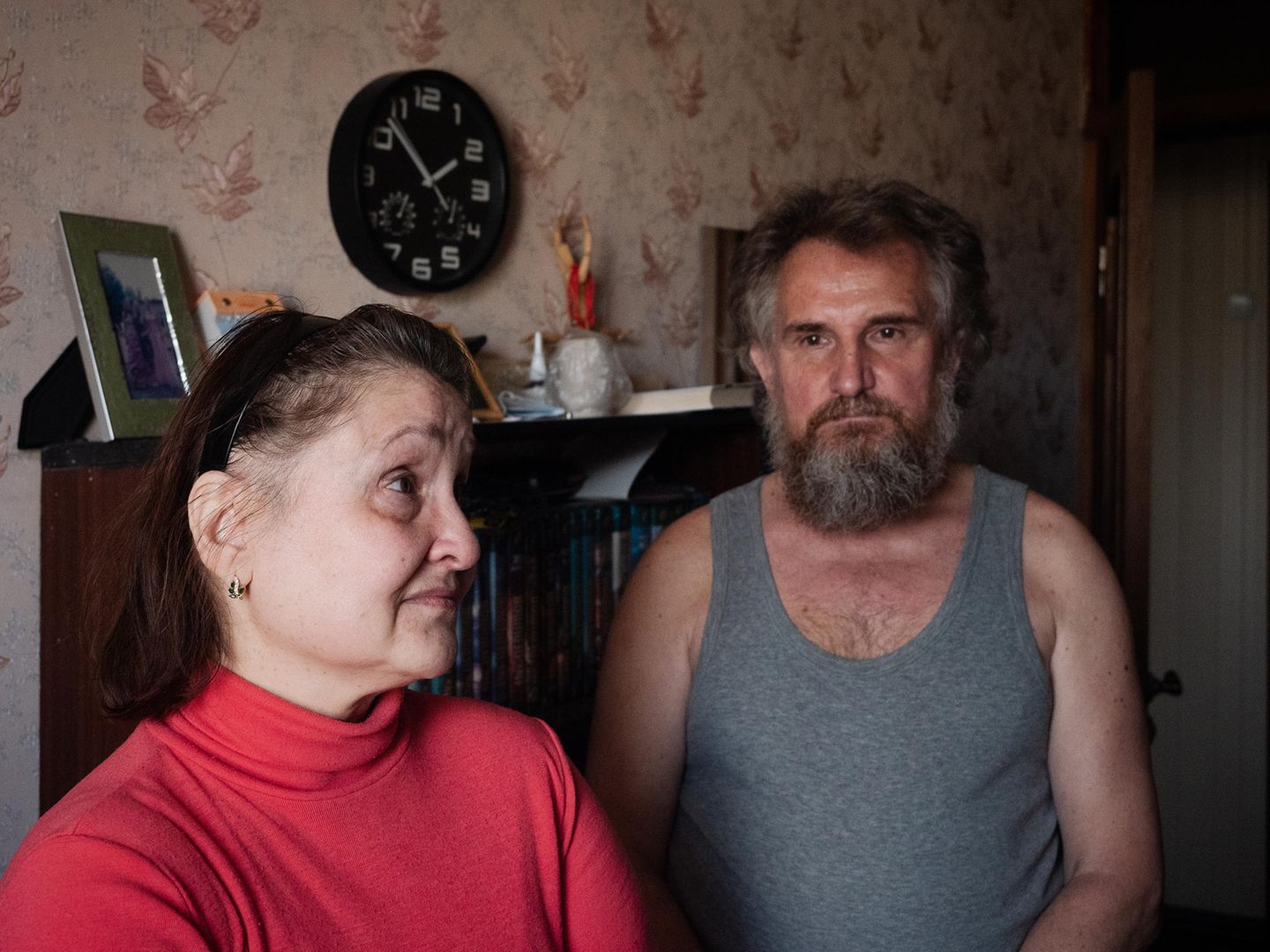 Viktor und seine Frau Galina sind in der Wohnung von einer Psychologin untergekommen. Ihr Wohnhaus wurde bei einem Raketenangriff zerstört