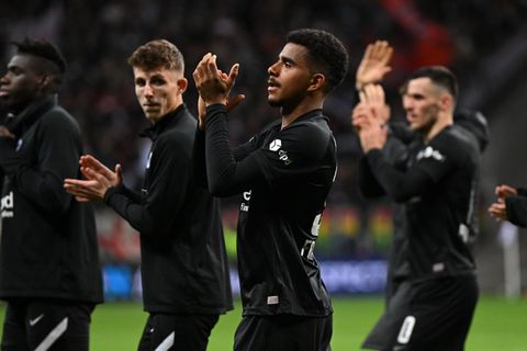 Ansgar Knauff wurde wegen seines Traumtores von den Fans gefeiert