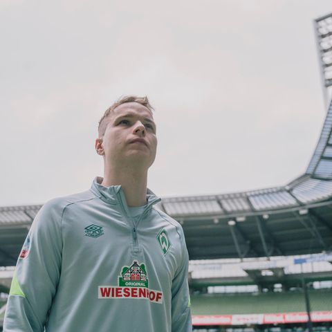 Werder-Spiel Niklas Schmidt im Weserstadion