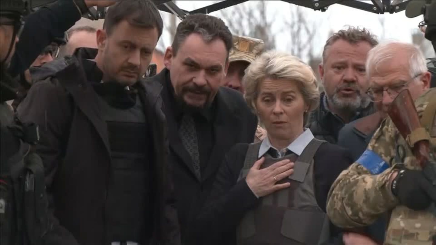 War in Ukraine: Von der Leyen makes up his own mind in Butscha