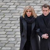 Sehr präsidial: Das Power-Couple im abgestimmten Partner-Look.