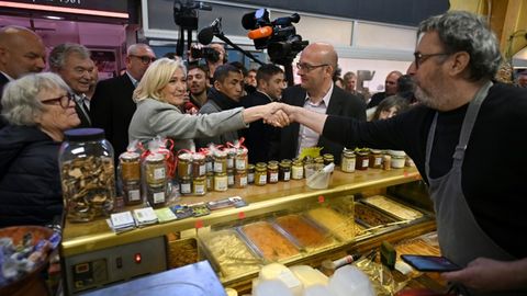 Marine Le Pen sucht die Nähe zum Wähler