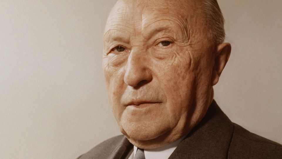 Der erste Kanzler der Bundesrepublik, Konrad Adenauer