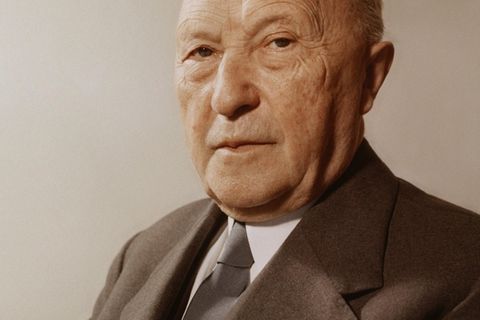 Der erste Kanzler der Bundesrepublik, Konrad Adenauer