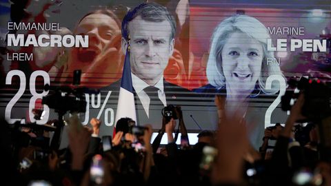 Stichwahl in Frankreich: Macron und Le Pen kämpfen um den Élysée