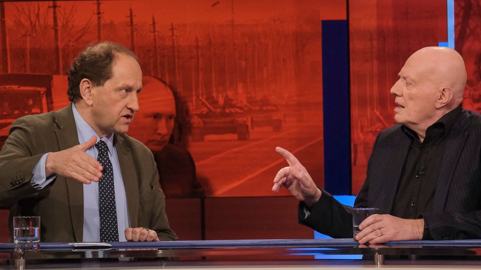 Ukraine-Krieg: FDP-Politiker Alexander Graf Lambsdorff diskutiert in der TV-Sendung "Hart aber fair" mit Ralf Fücks (Grüne)