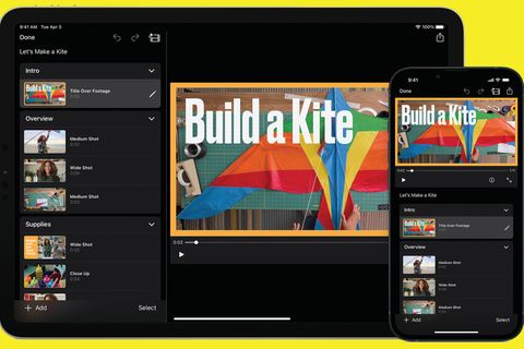 Apple iPad mit iMovie 3.0