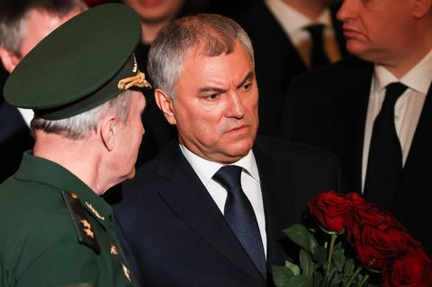 Der Sprecher der russischen Staatsduma Wjatscheslaw Wolodin