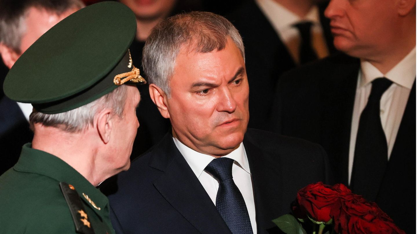 Der Sprecher der russischen Staatsduma Wjatscheslaw Wolodin