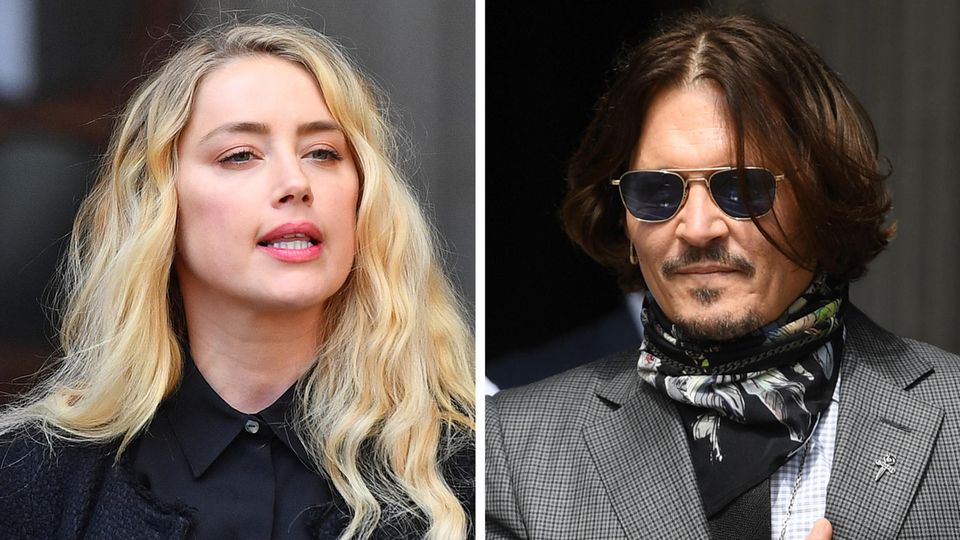 Die Hollywood-Stars Johnny Depp und Amber Heard