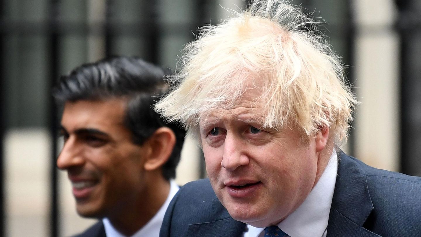 Boris Johnson und Rishi Sunak