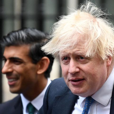 Boris Johnson und Rishi Sunak