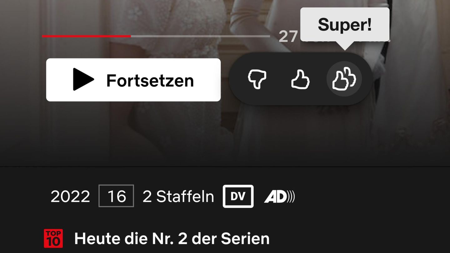 Screenshot von Netflix