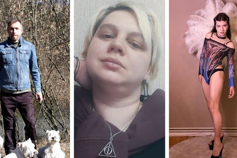 Andriy, Olexandra und Vlada