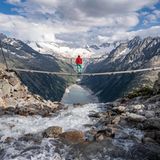 Hängebrücke im Zillertal