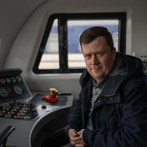 Lokführer Watscheslaw Anatolijowutsch Tschumak