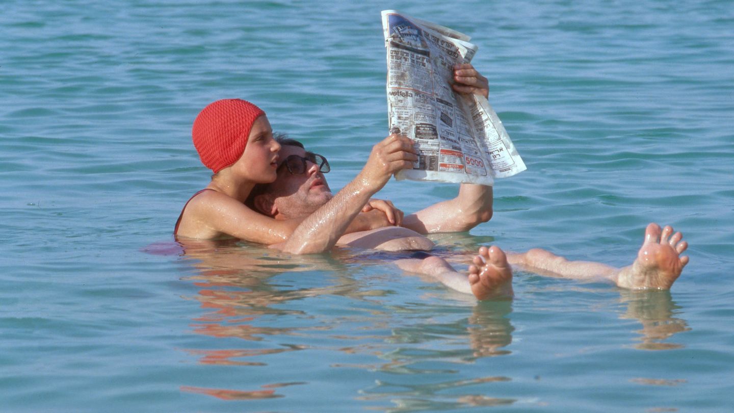 Michael Degen im Toten Meer