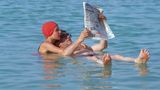Michael Degen im Toten Meer