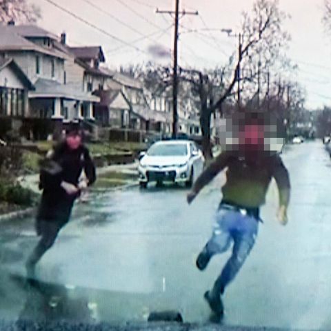 Ein Polizist in Grand Rapids verfolgt Patrick Lyoya, danach erschießt der Beamte den Mann