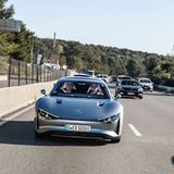 Wir haben auf dem Beifahrersitz Platz genommen