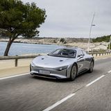 Langstreckenfahrt Mercedes Vision EQXX