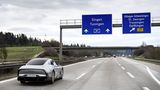 Langstreckenfahrt Mercedes Vision EQXX