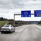 Langstreckenfahrt Mercedes Vision EQXX