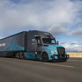 Autonom fahrender Freightliner Cascadia