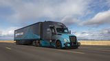 Autonom fahrender Freightliner Cascadia