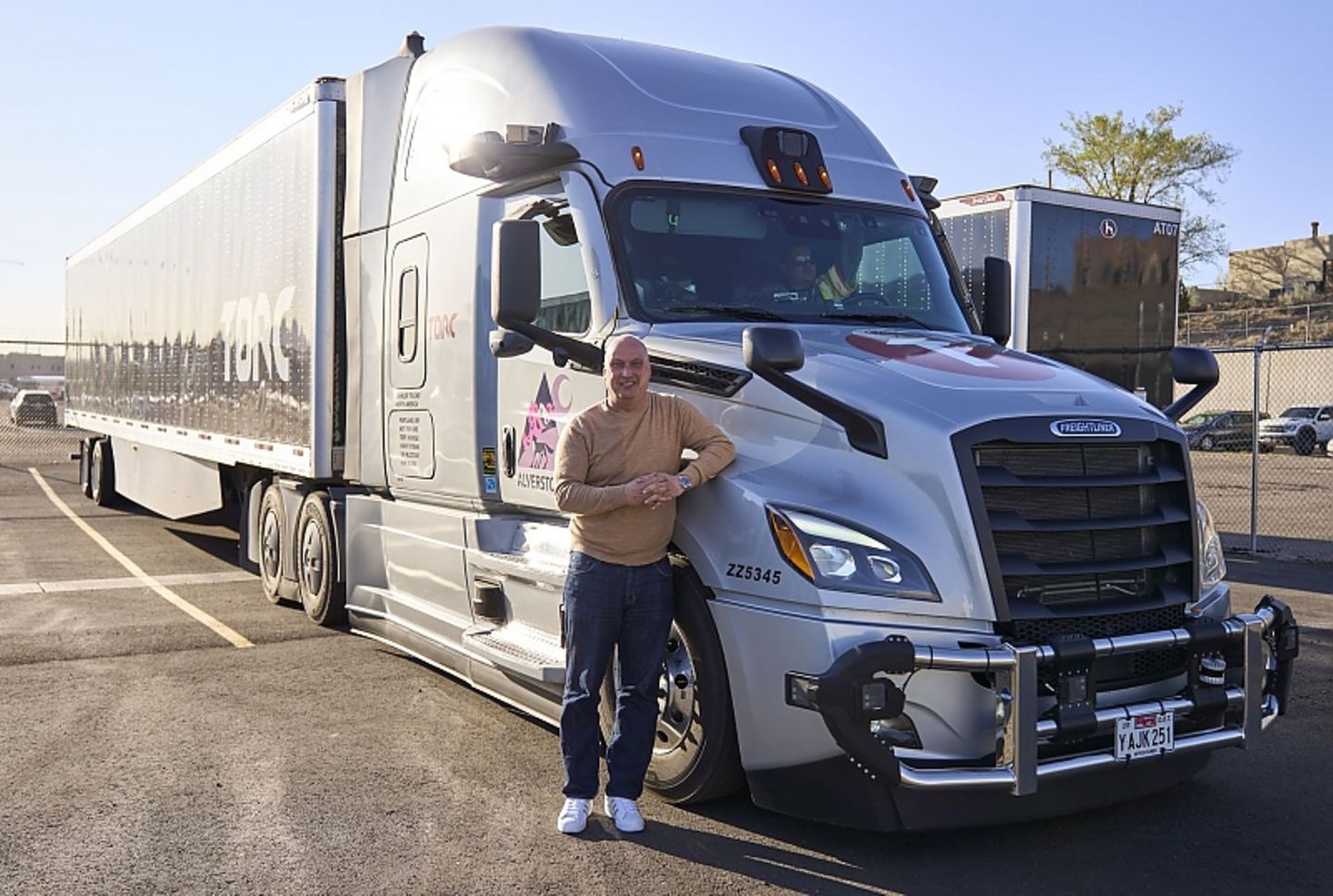 Autonom fahrender Freightliner Cascadia