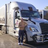 Autonom fahrender Freightliner Cascadia