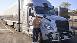 Autonom fahrender Freightliner Cascadia