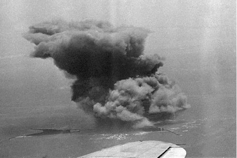 Explosion auf Helgoland vor 75 Jahren