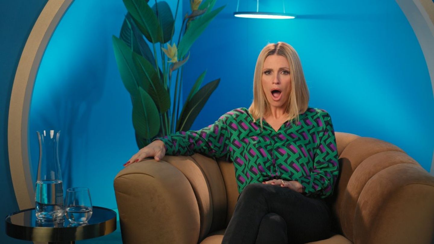 Michelle Hunziker staunt
