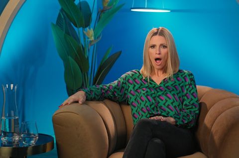 Michelle Hunziker staunt