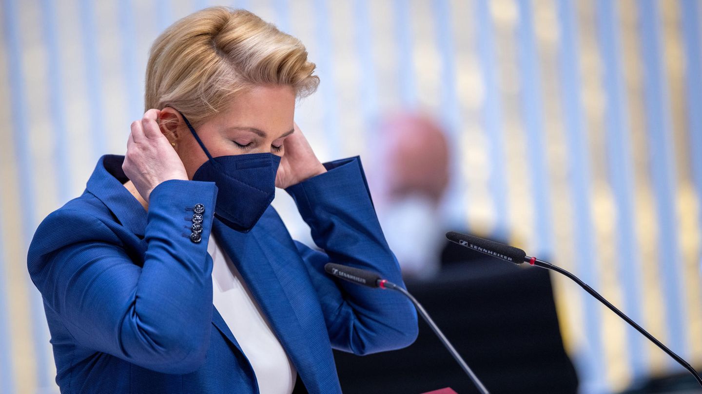 Manuela Schwesig im Landtag
