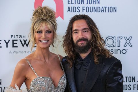 Tom Kaulitz und Heidi Klum auf dem roten