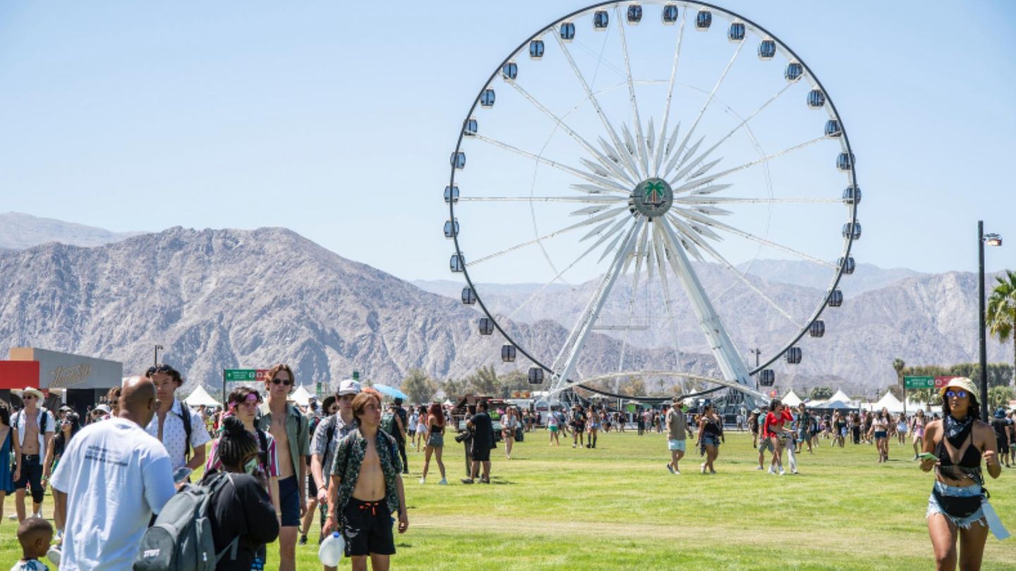 Riesenrad auf dem Coachella Riesenrad auf dem Coachella
