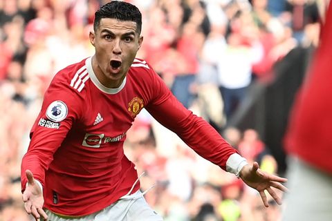 Cristiano Ronaldo Manchester United Norwich Premier League 2021-22